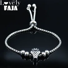 Браслет-цепочка из нержавеющей стали с клубничкой женские серебряные цветные браслеты ювелирные изделия acero inoxidable joyeria Mujer B18529