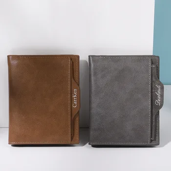 

Vertical Section Square Wallet Exposure Wallet Direct Fashion Paint Korean Style Wallet Multi-Color Wallet Wholesale