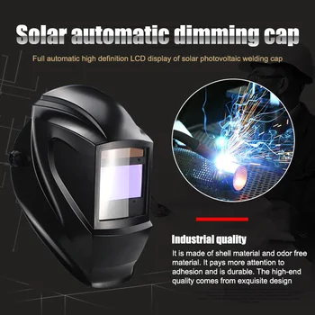 

Solar Automatic Dimming Welding Face Cover Protective Face Shield Large Window ALI88