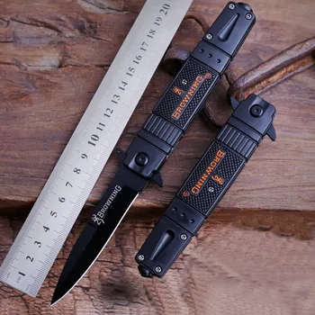 

Flipper Folding Blade Knife 440C Stainless Steel Utility Knife Pocket Tool Fruit Knives Outdoor Camping Hunting Military Knife
