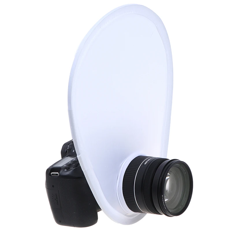 Flash Diffuser Photography Flash Lens Diffuser Reflector Flash Diffuser Softbox For Canon Nikon Sony Olympus DSLR Camera Lenses