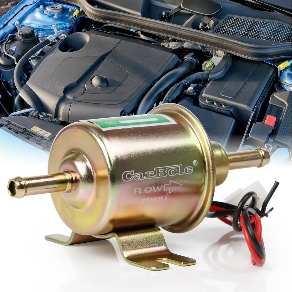 CarBole Kraftstoffpumpe 12V Elektrische Benzinpumpe Metall 4-7 PSI Uni –