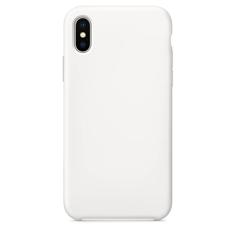 1:1 Официальный силиконовый чехол с логотипом для iPhone 7 8 Plus 11 Pro Max чехол для iPhone X XS Max XR 6 6S Plus жидкий силиконовый чехол - Цвет: Слоновая кость