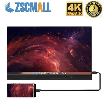 

Portable Monitor 15.6” 4K Screen Ultra-light and ultra-thin Gaming Monitor IPS1080p display for PS4 Laptop Phone Xbox Switch Pc