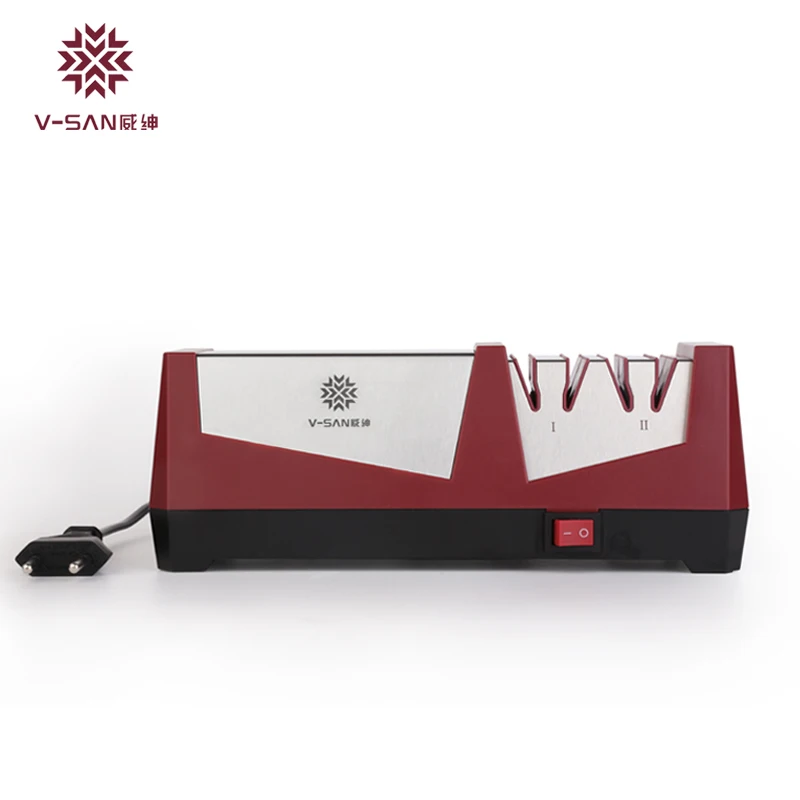 

GRINDER 2 Stages Professional Multifunction Kitchen Automatic Electric Knife Sharpener Diamond Steel knife Sharpener Tool TAIDEA