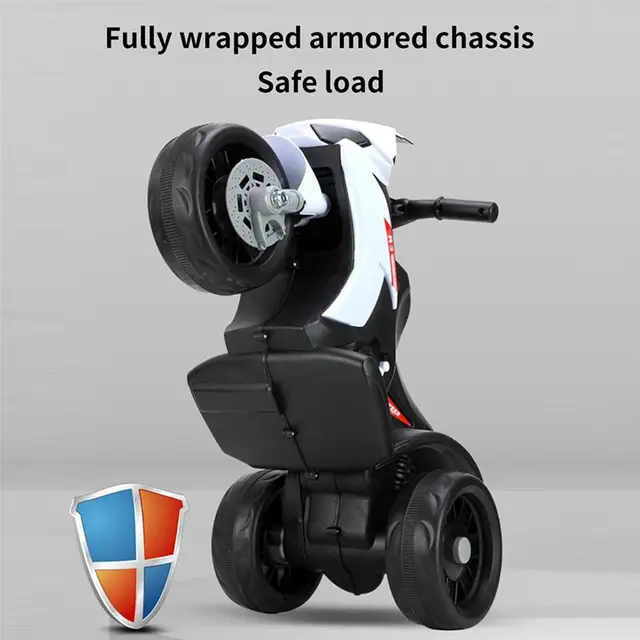 Children electric motorcycle 3-6 years old can charged electric tricycle with music light Kids'S Ride-On Toy Walker Scooter gift 5