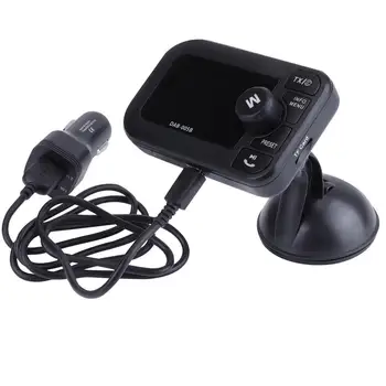 

Vehicle-Mounted Car Mp3 Player FM Transmitter Mini Car Dab Radio Receiver Module In Car Digital Radio Receiver Black