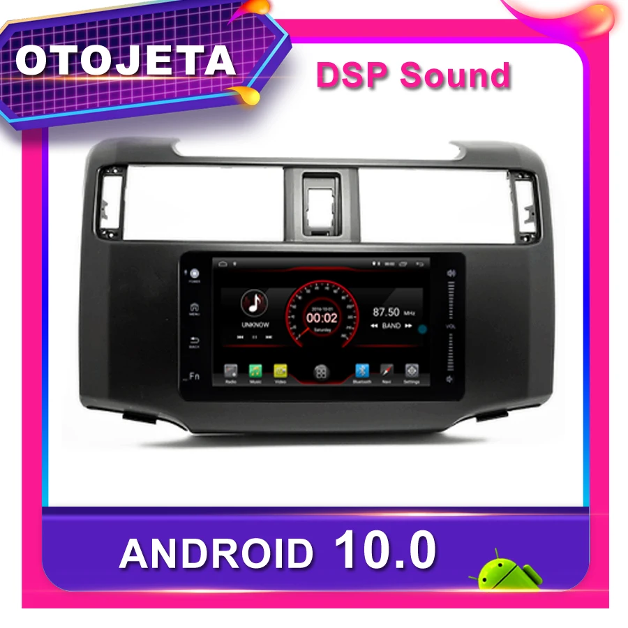 Рамка android 10,0 dvd-плеер автомобиля радио для Toyota 4runner 2009 4runner автомобиль gps Мультимедиа USB AUX bluetooth NAVI магнитофон