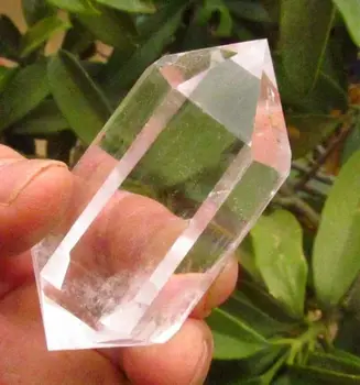 

afa880226++++90g AAA NATURAL CLEAR QUARTZ CRYSTAL DT WAND POINT Healing