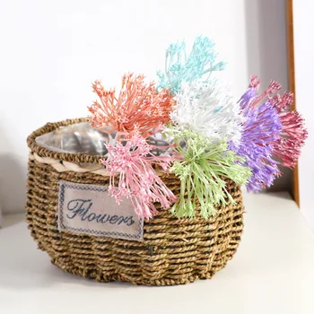 

10pcs/Lot Artificial Flowers For Home Autumn Decoration Fake Dried Flower Stamens High Quality In Batch Artificial Plants ZJH072