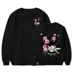 Sudadera con estampado de Roronoa Zoro para hombre y mujer, ropa de calle informal, holgada, a la moda, 2021