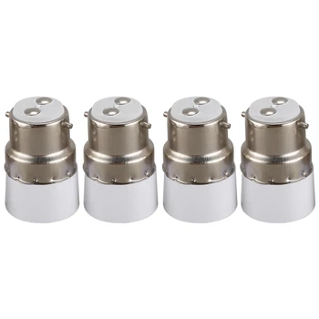 

AC 220V B22 to E14 Base Socket Light Lamp Bulb Adapter Holder 4pcs