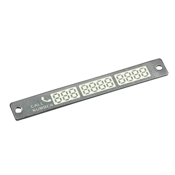

Luminous Ultra Bright Phone Number Night Lighting Auto Metal Practical Easy Install Notification Suction Parking Sign