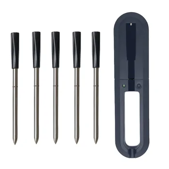 

Wireless Digital Bluetooth BBQ Thermometer with 5 Sensors APP Control Kitchen Food Cooking Oven Meat Grill Thermometer