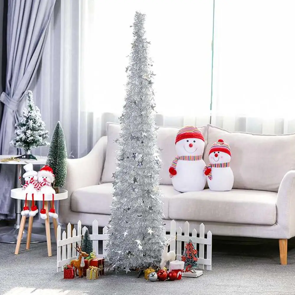 QIFU 1 2 м 3D войлочные елочные украшения для дома 2020 Navidad рождественские