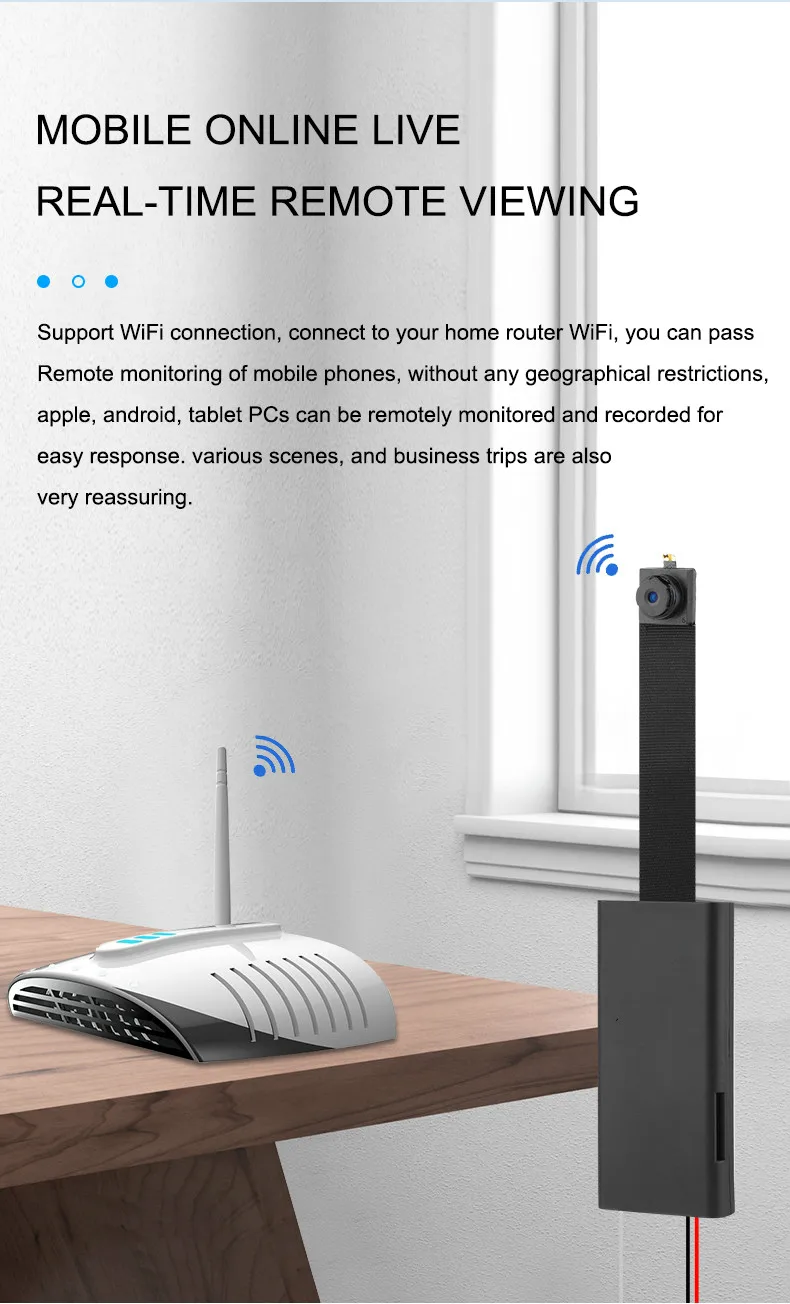 2020 Новинка 1080P Full HD H.264 ультра мини WIFI Гибкая камера видео аудио рекордер детектор
