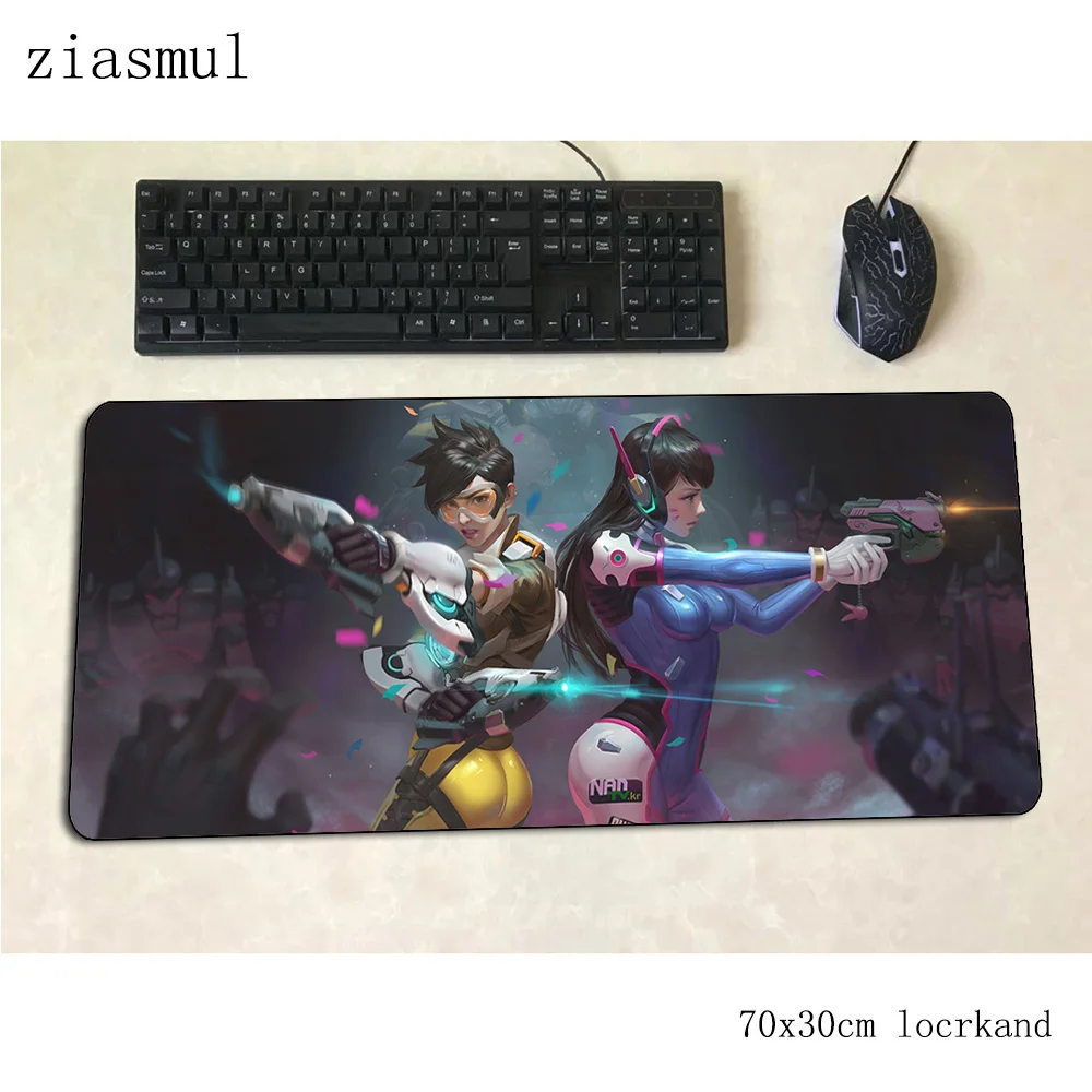  dva mouse pad gamer 70x30cm xl gaming mousepad pc notbook desk mat cute padmouse games Christmas gi