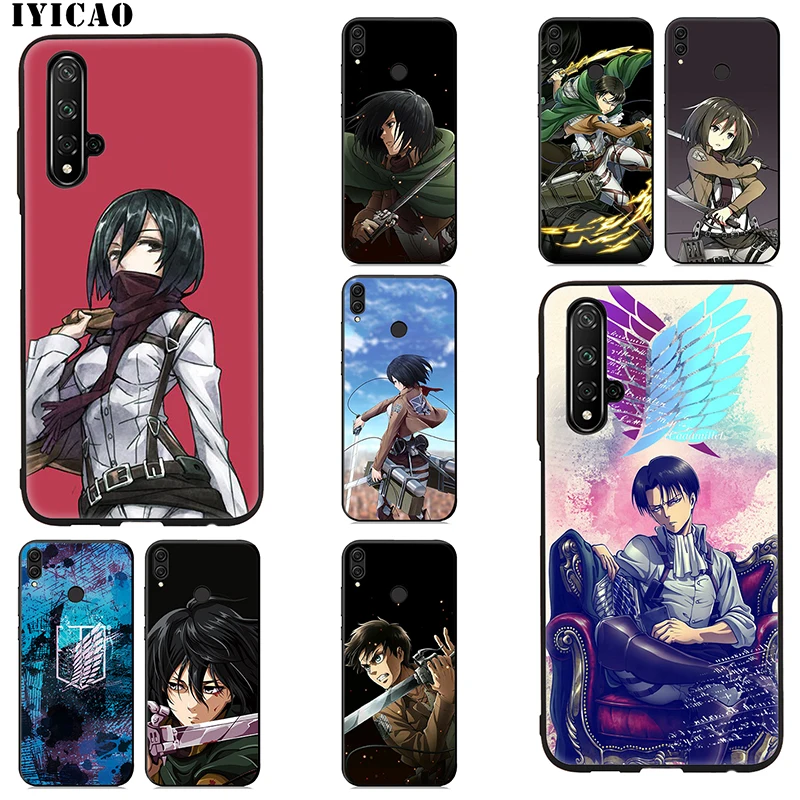 IYICAO Attack On Titan Levi Soft Case for Huawei Mate 30 20 10 Lite Pro Y9 Y7 Y6 Prime 2018 2019 Nova 3i 2i 5i 4 2 |