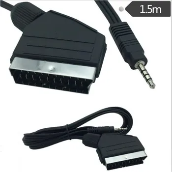 

Scart Cable male to DC 3.5mm male Stereo 1.5m main use: TV Camcorder and Satellite