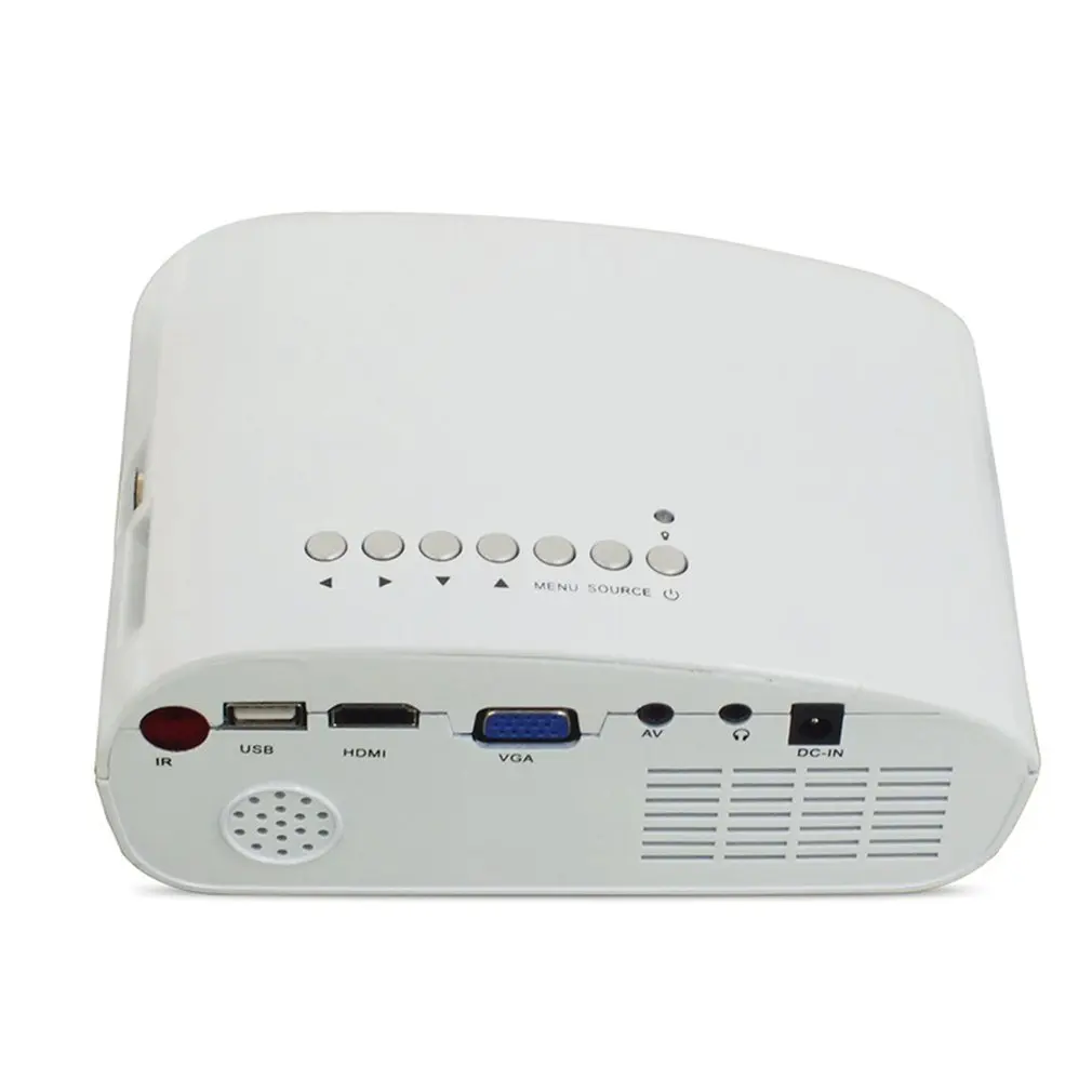 802 Home Led Mini Micro Projector Portable Projector With Hdmi Tv Interface Supports Hd 1080P Projector