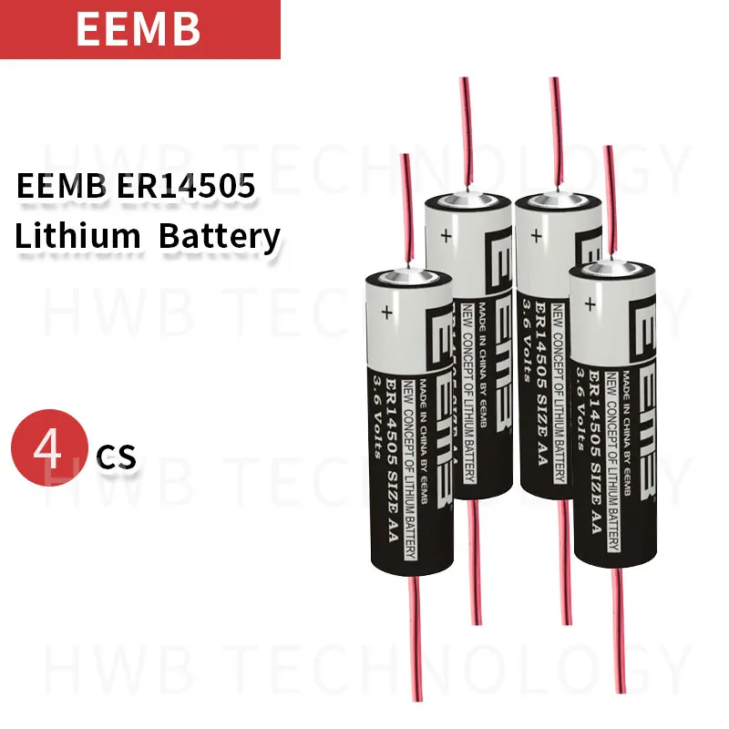4 шт./лот EEMB ER14505 AA 3,6 В 2400 мАч литиевая батарея ER14505 полоса сварочная игла