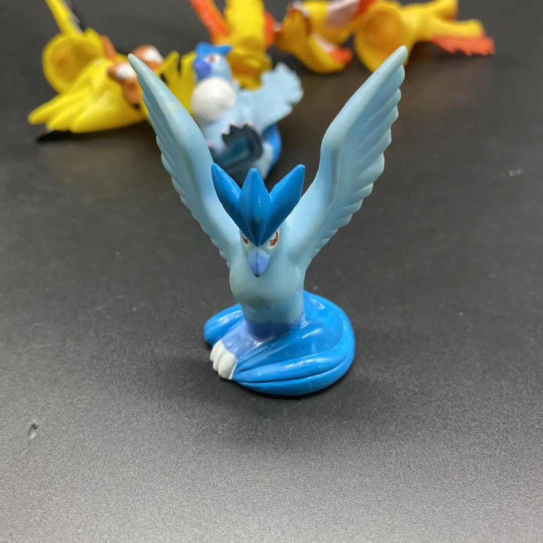 Bandai Pokemon Shokugan Legendary Bird Moltres Zapdos Articuno PVC Action  Figures Pokemon Go Anime Figurine Toys 3pcs/set - AliExpress