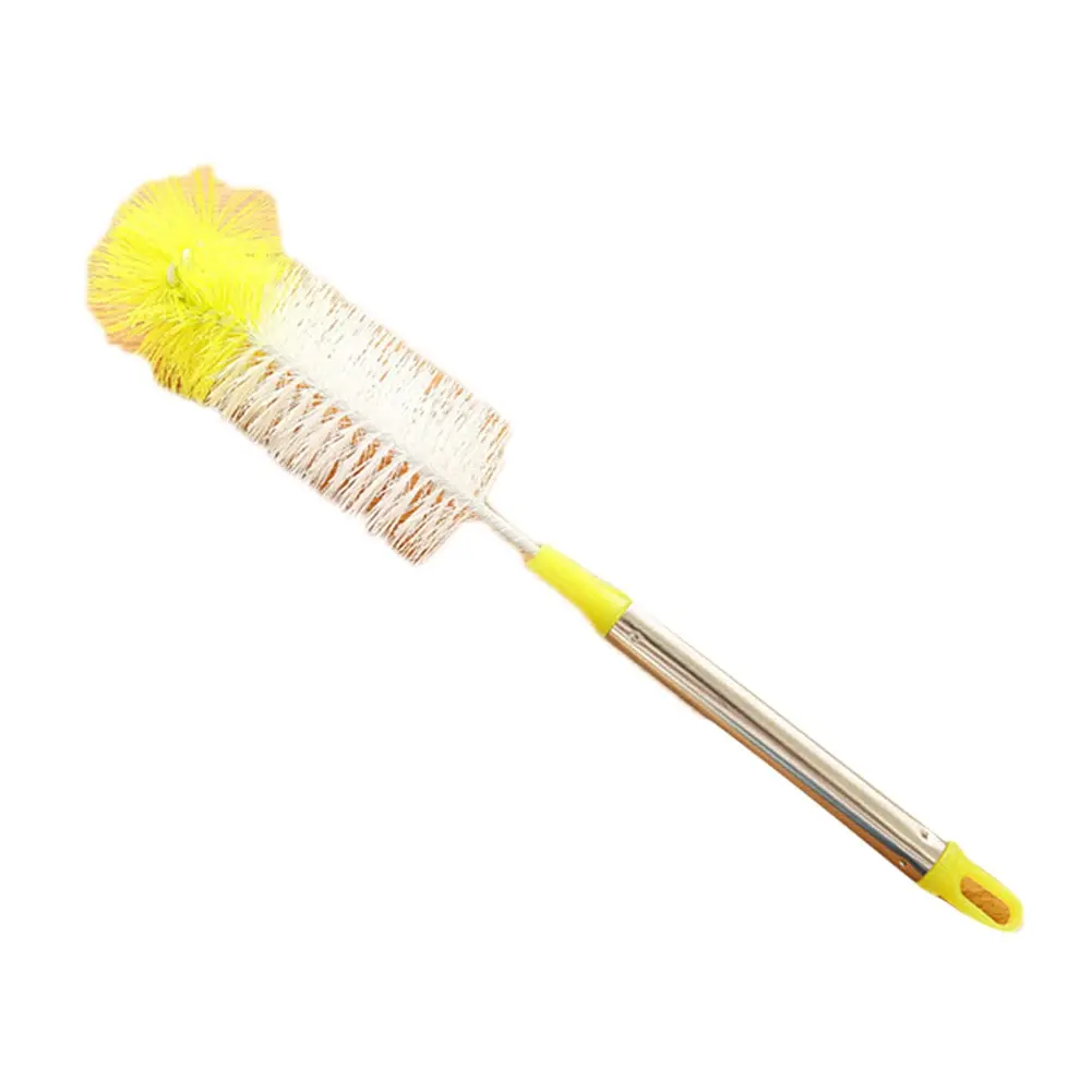 

Stainless Steel Handles Brush Bottle Vacuum Cup Glass Washing Cleaning Kitchen Cleaner Tool Color Random