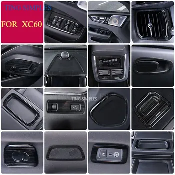 

Dasboard Air Conditioning Outlet Frame Decoration Sticker Trim For Volvo XC60 2019 2020 Stainless Steel Black Interior Styling