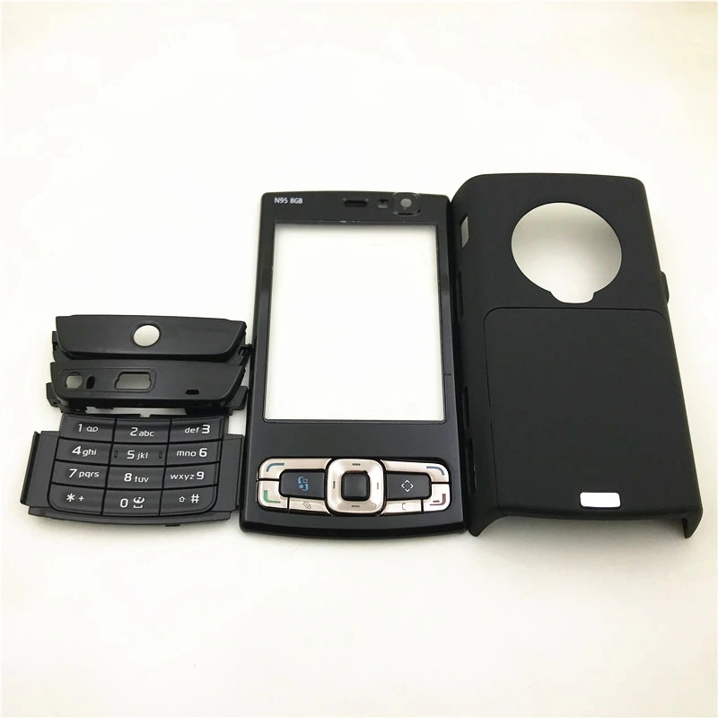 Для Nokia N95 (Версия 8G) Корпус Передняя Лицевая панель + задняя крышка/Крышка