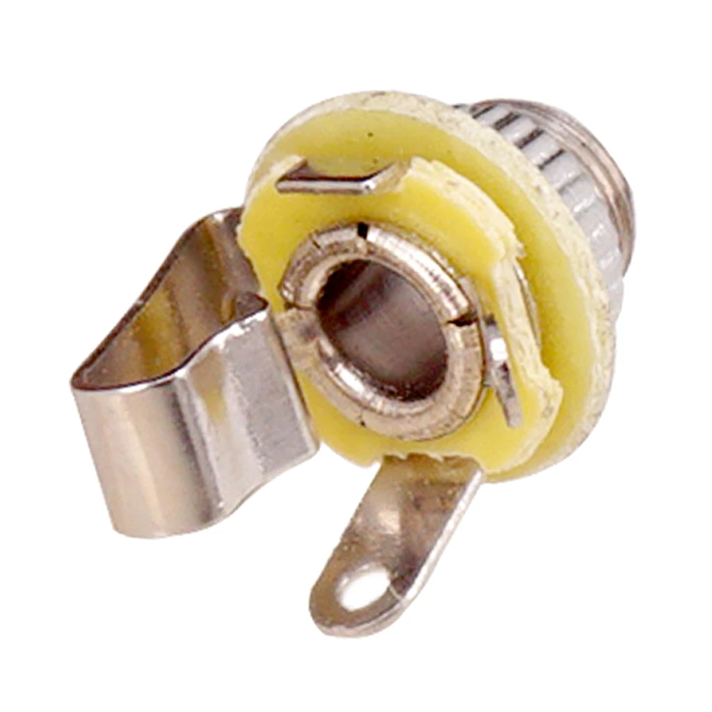 Mouth 3.5mm Mono Guitar Jack Audio Output Socket for Electric Guitar Bass