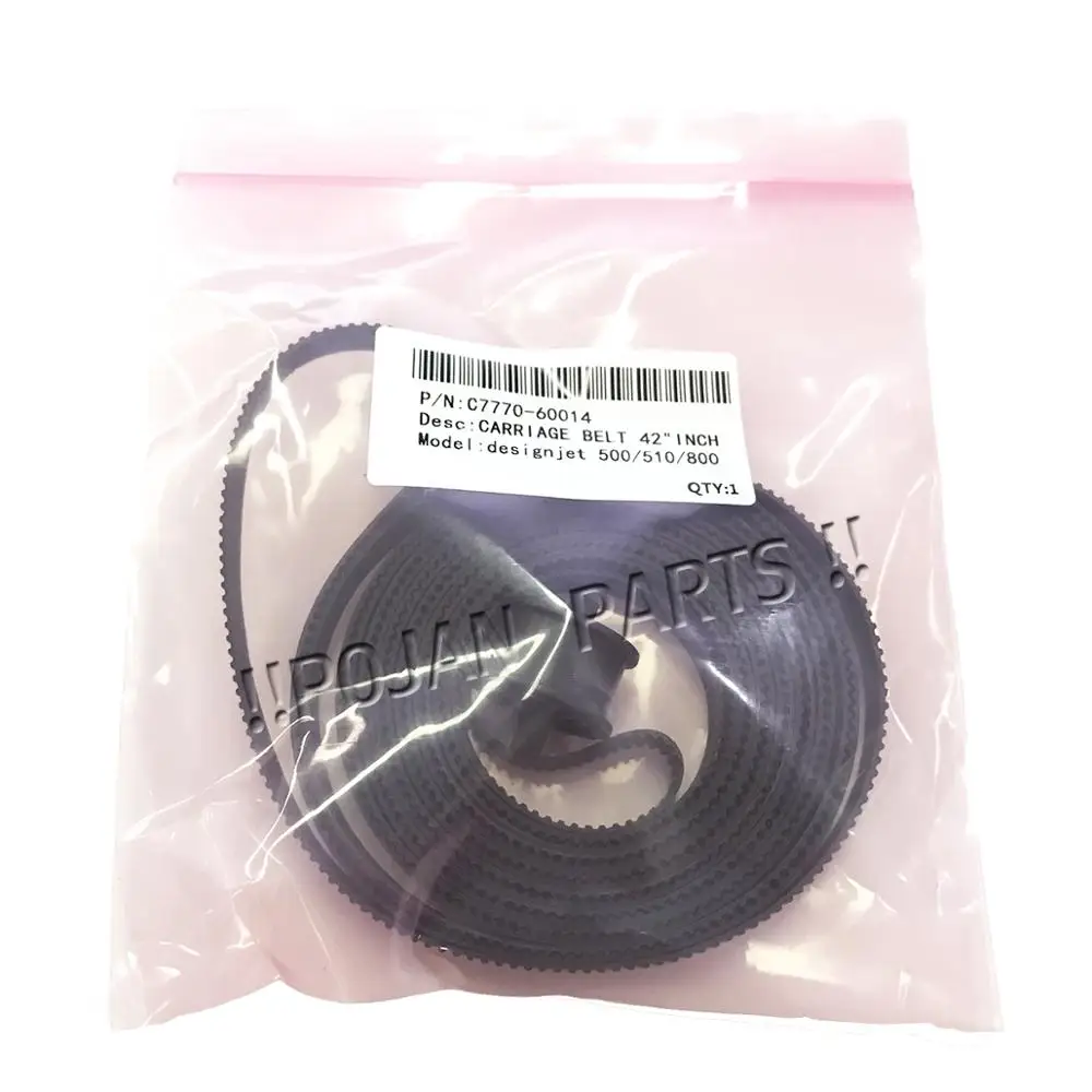 Belt Designb0 Carriage Belt Designjet 500 500 cv 510 510ps 800 800ps da Cabeça de Impressão do Transporte Blets Tinta Plotter Impressora C777060014 42 - Imagem 2