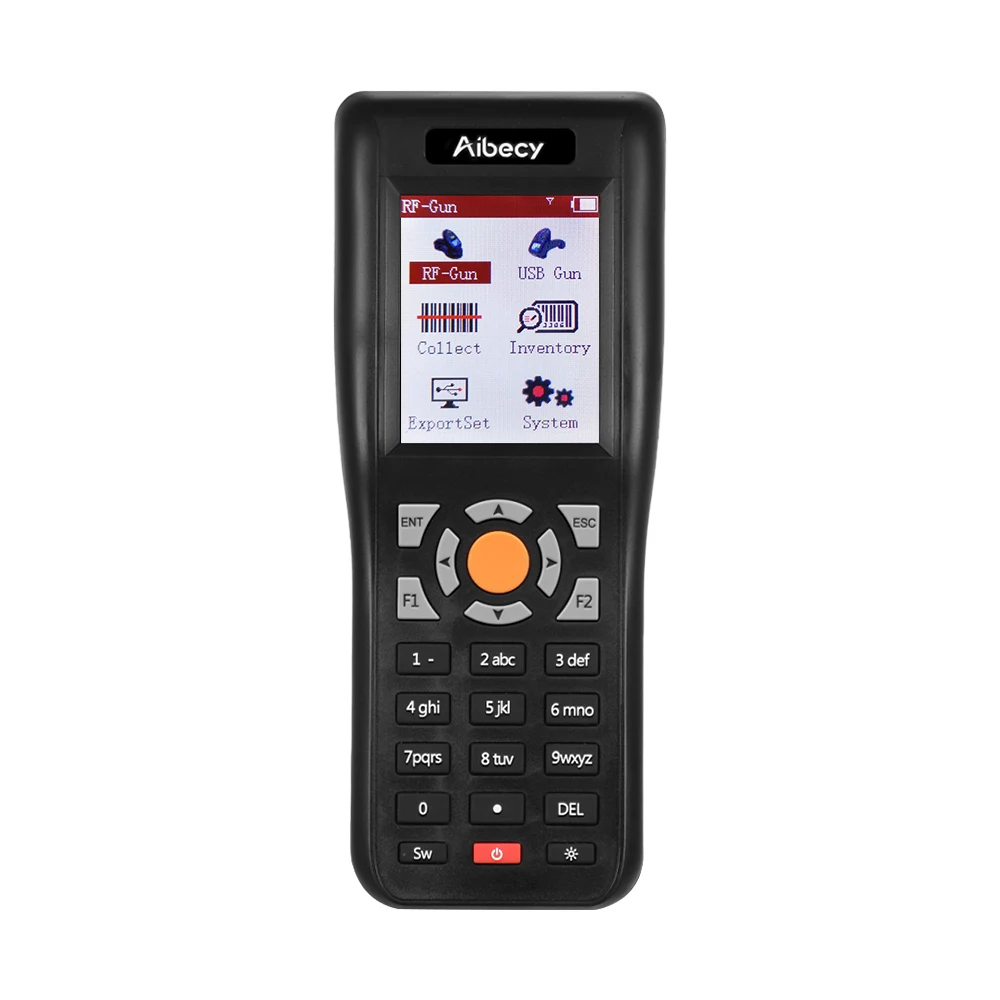 

Aibecy PDT Barcode Data Collector 433MHZ Wireless&USB Wired Portable Data Terminal Inventory Handheld 1D BarCode Scanner Reader