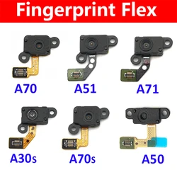 New Home Button Fingerprint Sensor Flex Cable For Samsung A30S A307F A51 A515F A70 A705F A70S A707F A71 A715F A50 A505F A505FN