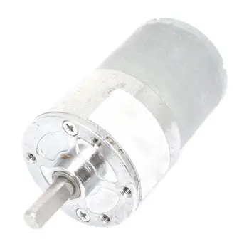 

New Silver Tone Metal DC 24V 100RPM Rotation Output Speed Generator Motor