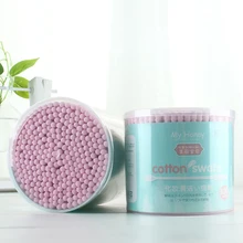 300PCS Double Head Women Makeup Cleaning Cotton Swab Convenience Multipurpose Soft Remover Nose Ears Cleaning Beauty Tools Boxed