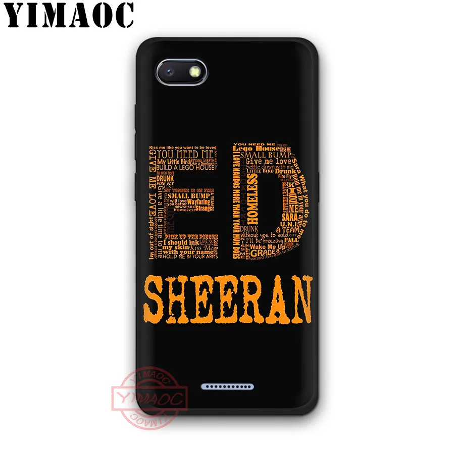 Мягкий силиконовый чехол YIMAOC Ed Sheeran для Redmi Note 8 7 6 5 K20 Pro Plus 5A Prime 6A 7A 4X S2 Go - Цвет: 2