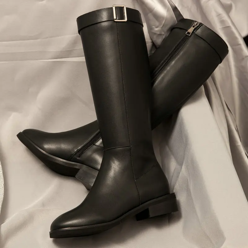 

2019 High Quality New Shoes Women Boots Black Over the Knee Boots Sexy Female Autumn Winter lady Thigh High Boots