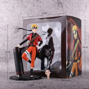 

20cm NARUTO Uzumaki Naruto Action Figure GEM Uzumaki NARUTO Shippuden PVC Collection Toys Doll Christmas Gift with Box