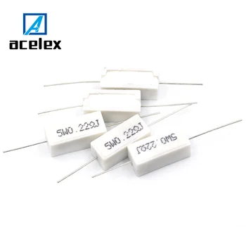 

10pcs 10W 5% Cement Resistor Power Resistance 0.1 ~ 10K 0.1R 0.5R 10R 50R 0.22 0.33 0.5 1 2 5 8 10 15 20 25 30 100 1K 2K 3K ohm