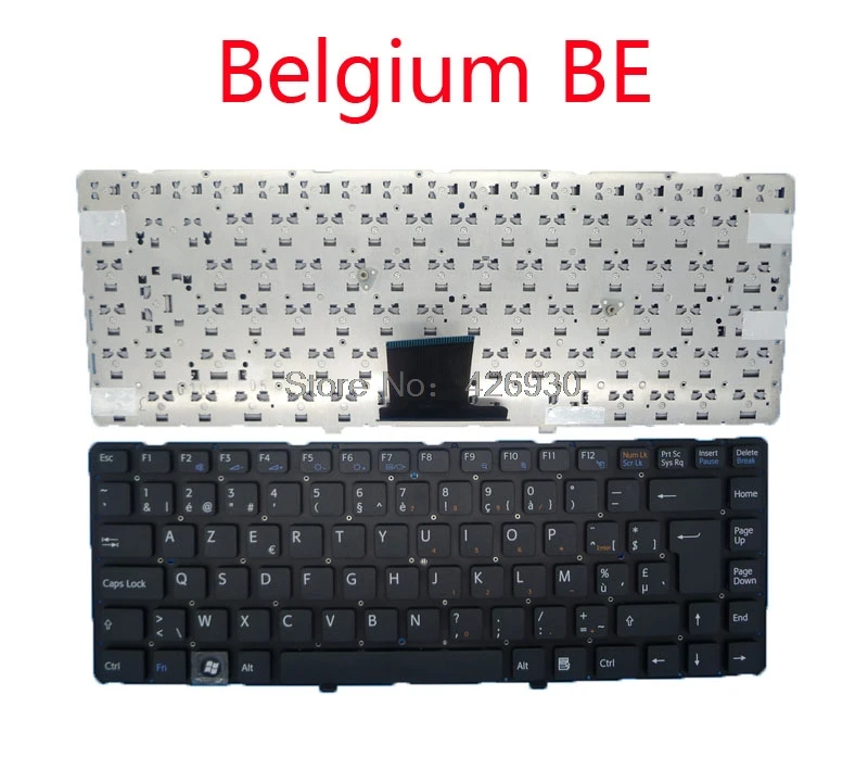 Ноутбук SW CA BE IT SD клавиатура для SONY для VAIO VPCEA VPC-EA серии швейцарская Канада Бельгия Италия Швеция 148792341 148792231 Новинка - Цвет: Belgium BE