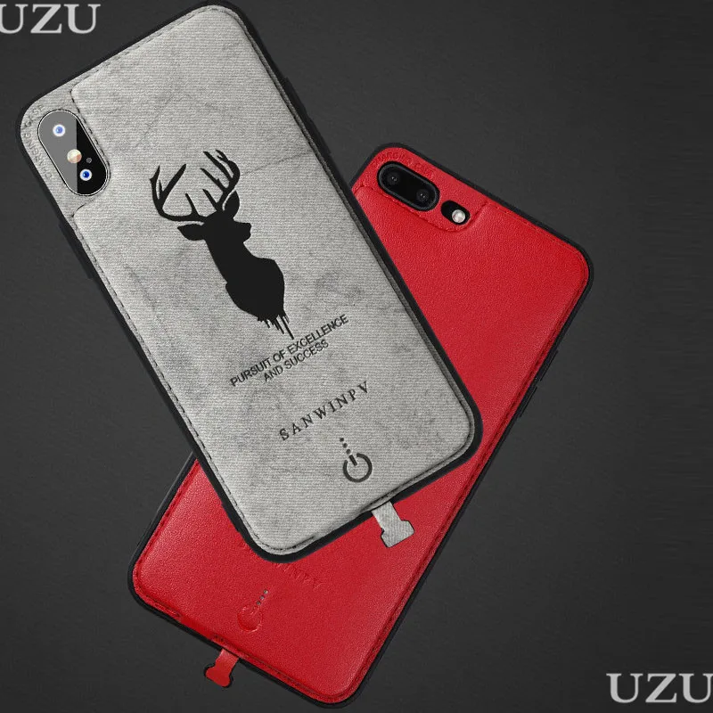 

3600mah ultra slim battery charger case for iphone 6 6s 7 8 x xs external portable wireless charging cover for iphone 6 6s 7 8