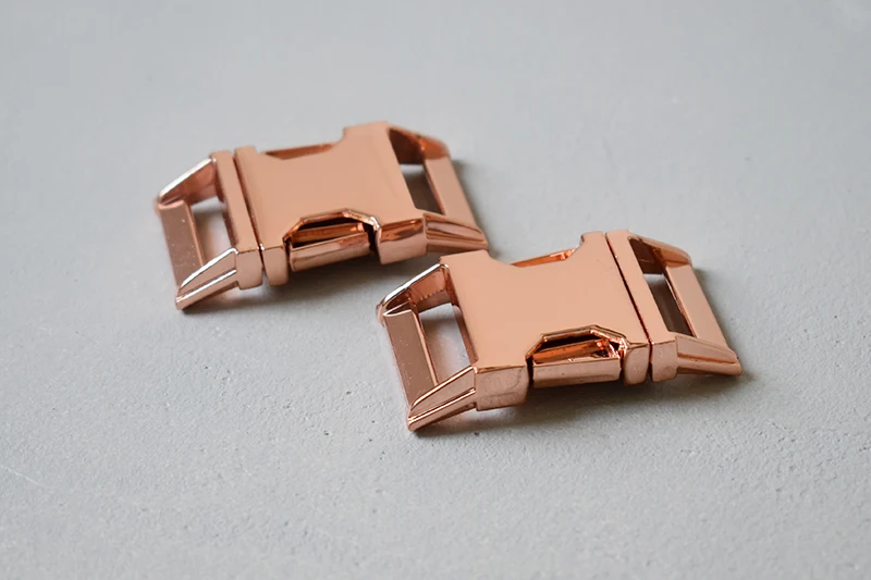 10 sets Heavy metal side release buckle 1 inch 25mm webbing D rings for bag dog pet collar straps sewing accessories snap hook