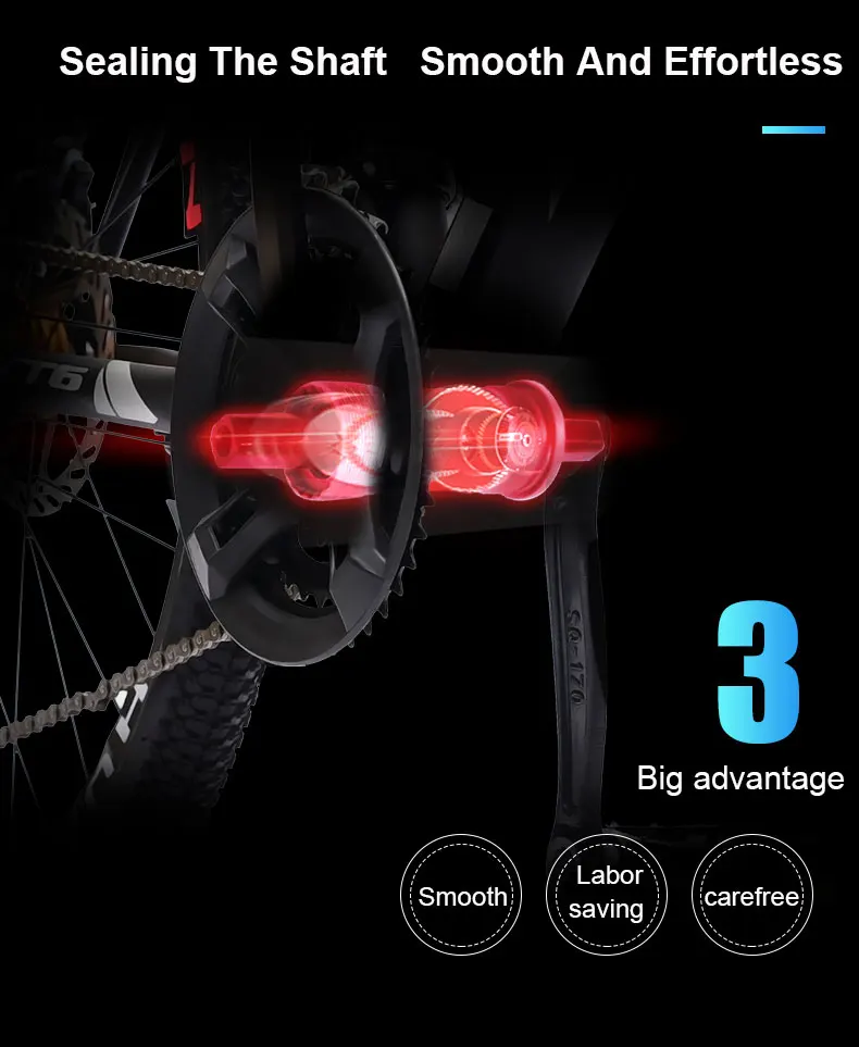 Top Mountain Bike 24/26 Inch 21/24/27/30 Speed Variable Speed Double Shock Off-road Racing Student Adult 11