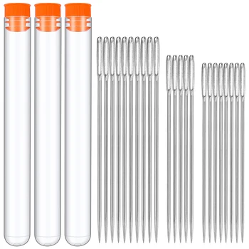 

LMDZ 23 PCS Stainless Steel Large Eye Stitching Needles Big Eye Hand Sewing Needles Home DIY Crafts Household Sewing Accessories