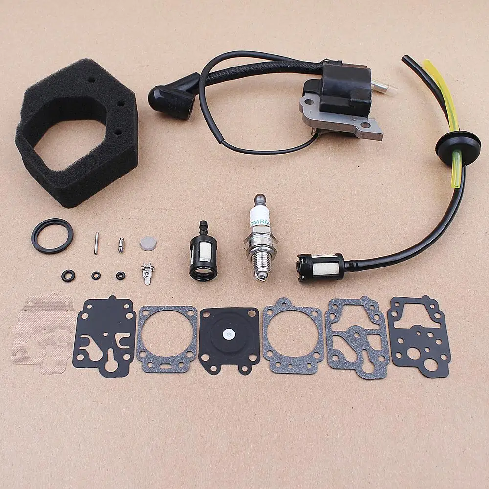 Ignition Coil Carb Repair Kit for Honda GX25 FG110 HHT25 WX10K1 Trimmer 30500-Z0H-013 Air Filter Grass Trimmer Engine Parts