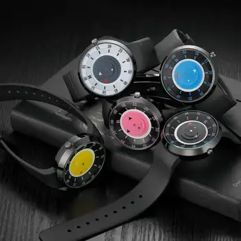 

Men's Luxury Rotate Watch Turntable Design Quartz Clock Male Sport Wrist Watch Women Clock Man relogio masculino Dropshipping