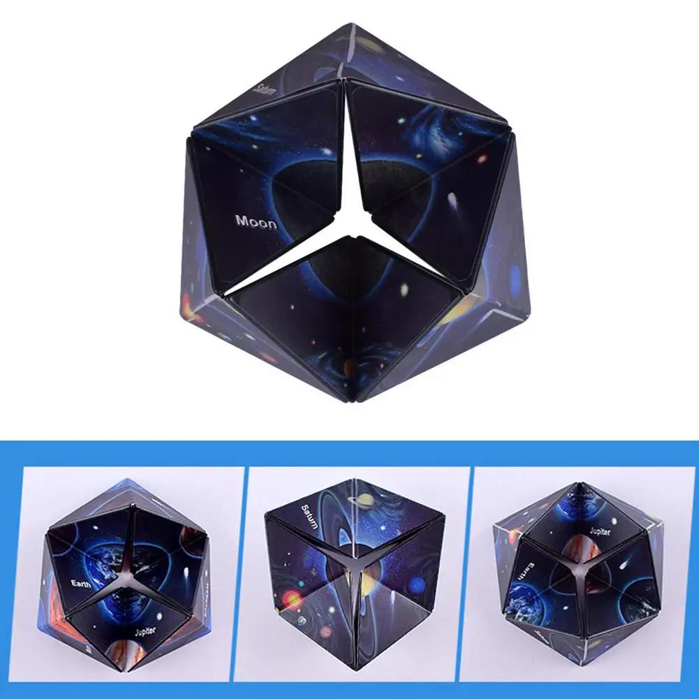 Creative Novelty Infinity Flip Magic Cube Children Adult Unlimited Shape Decompression Educational Toys