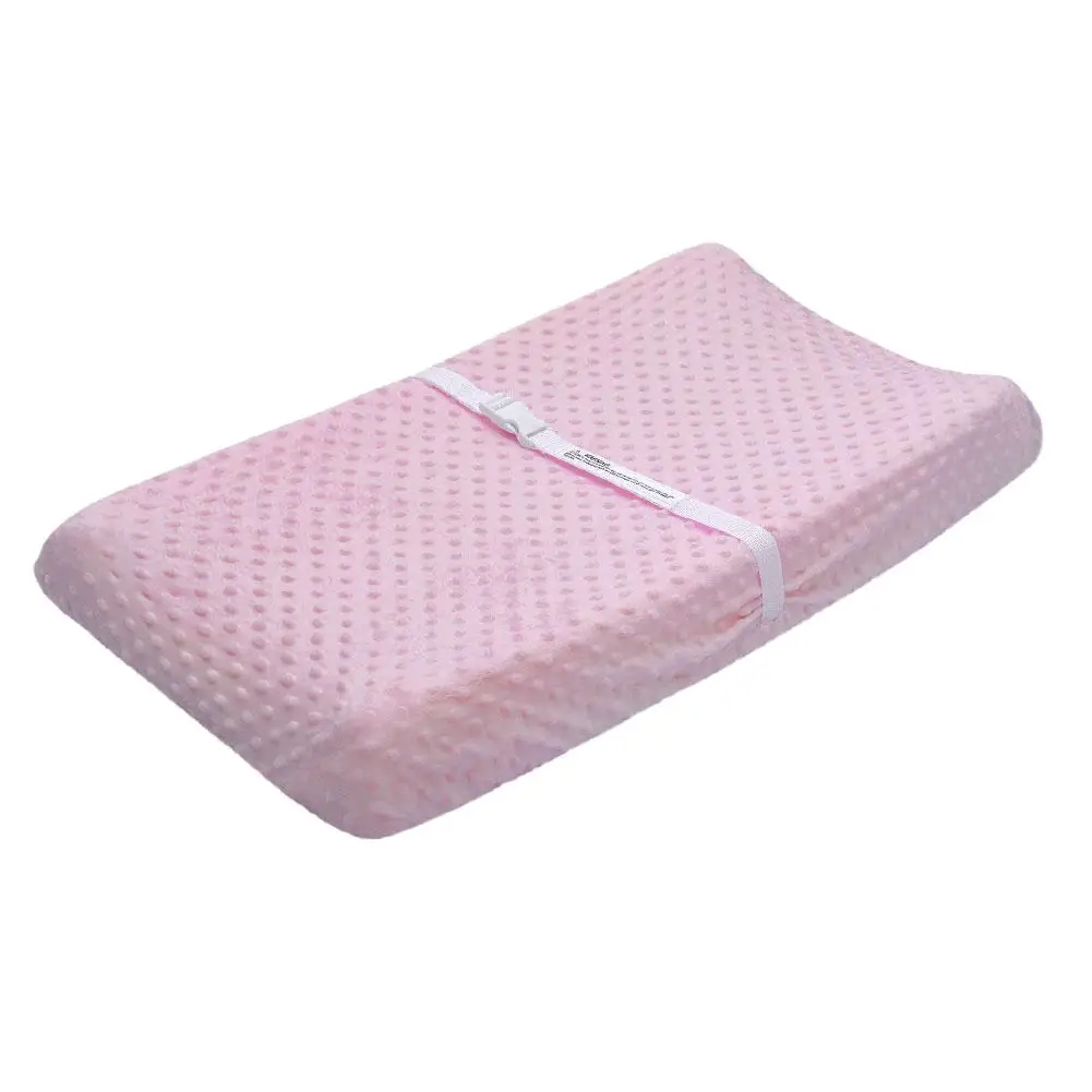 Узорчатая Пеленка, мягкий дышащий чехол для новорожденных, дышащий, меняющий столовый лист, подушка для новорожденного, пеленальный коврик - Цвет: Pink