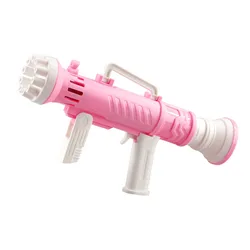 Pistolet à bulles automatique pour enfants, Machine à bulles Portable, jouet électrique, Machine à bulles d'eau pour savon d'été, nouveauté 