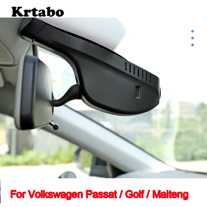 Для Volkswagen Passat Golf Maiteng 2012 2013 2014 ~ 2018 2019 2020 Автомобильный видеорегистратор Wi Fi камера